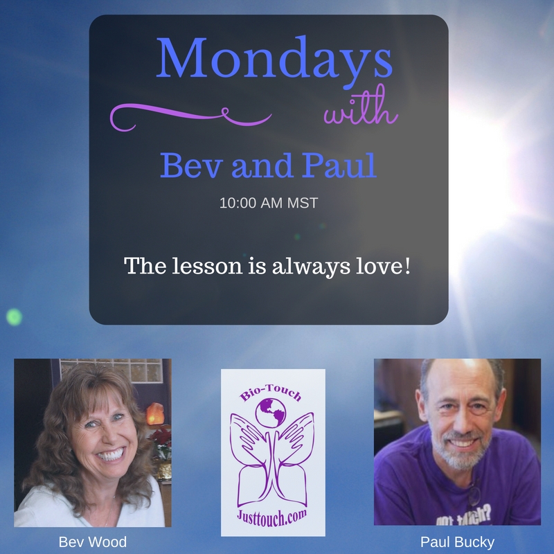 Mondays with Bev & Paul: November 13, 2017 