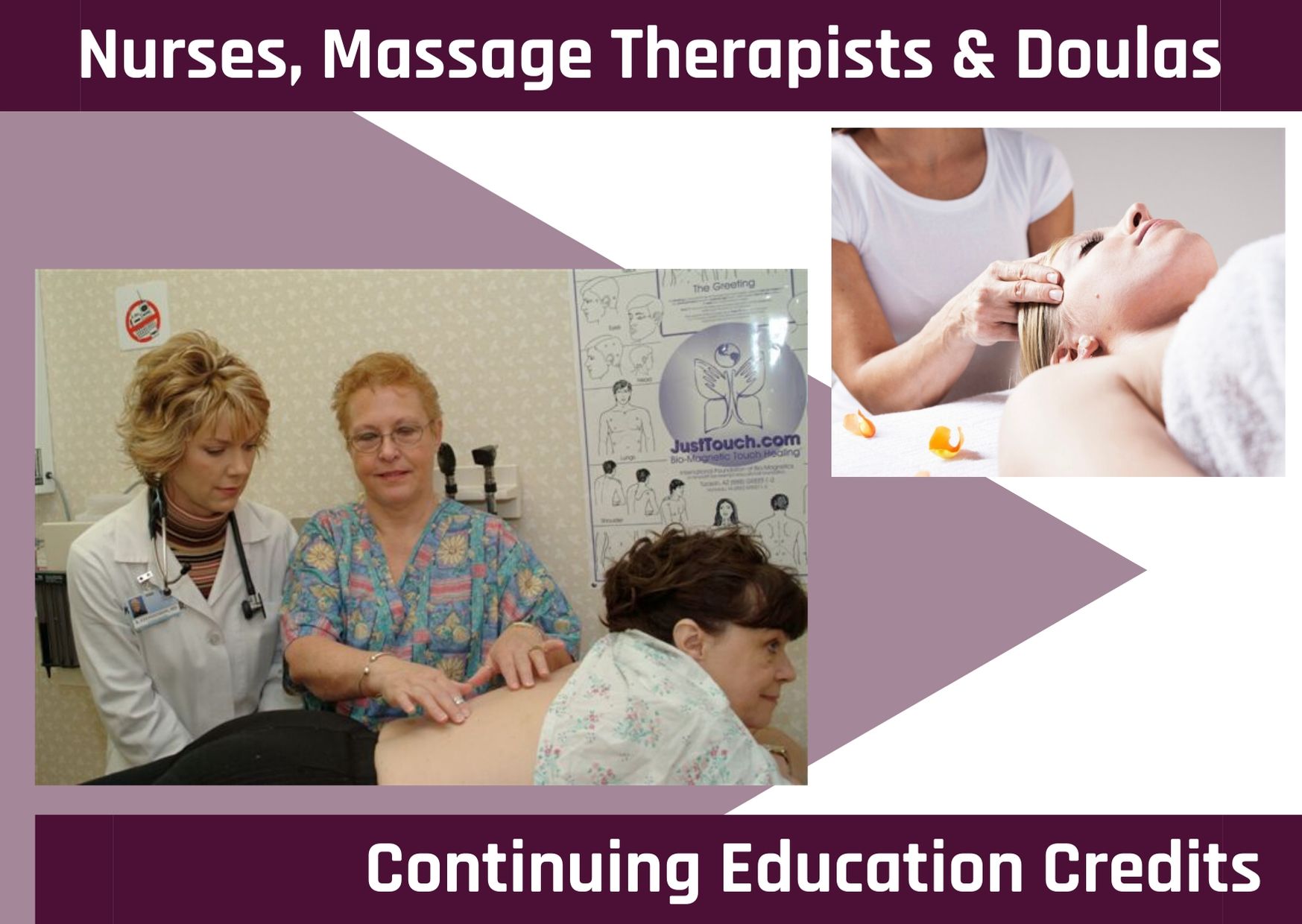 Nurses, Massage Therapists, Doulas Continuing Education