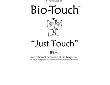 Bio-Touch Healing Ebook cover to learn entire technique