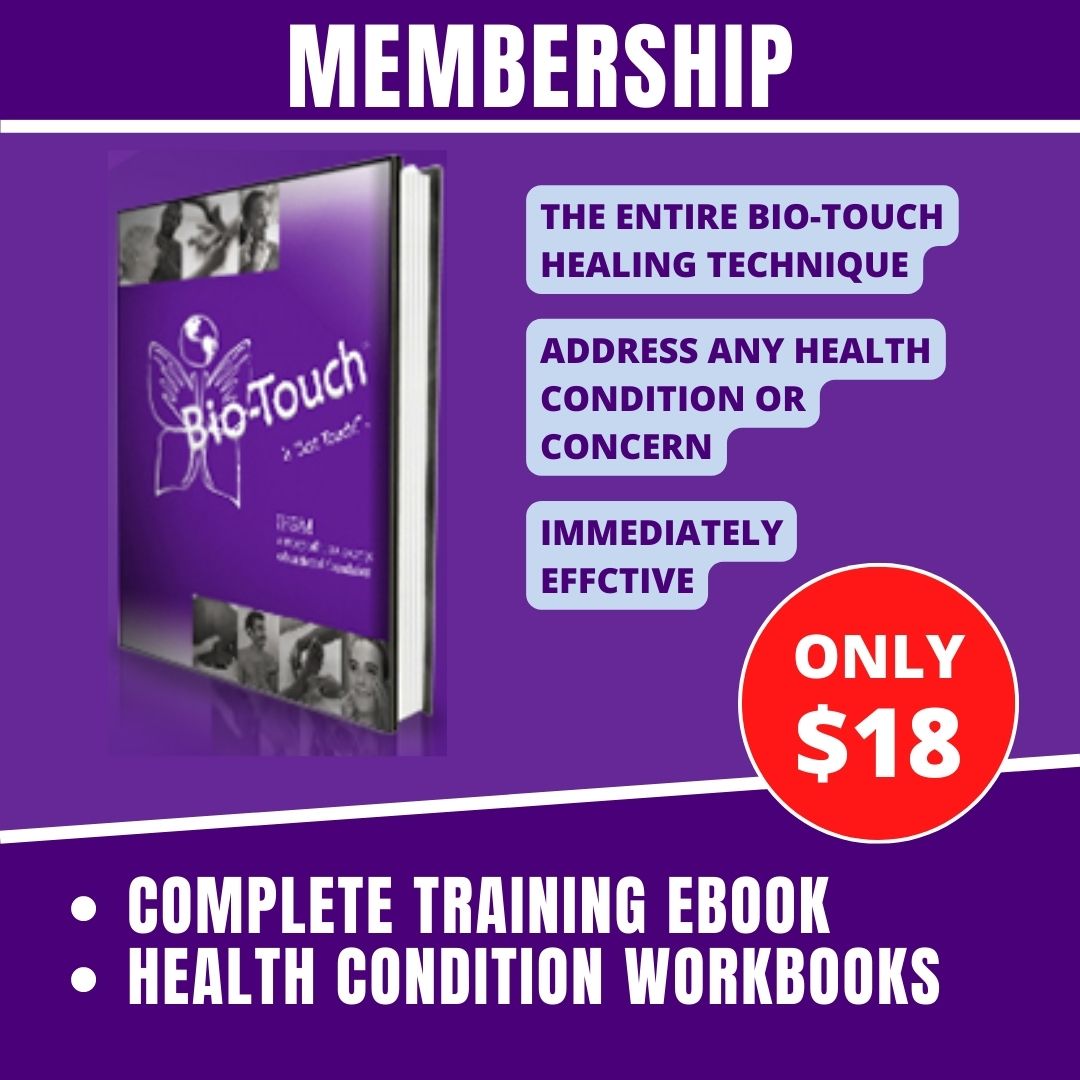 Help support the mission of Bio-Touch Healing as they share this simple touch technique around the world. Receive free training manual to learn how to address stress, pain and symptoms of disease. Great aid to standard medical care.